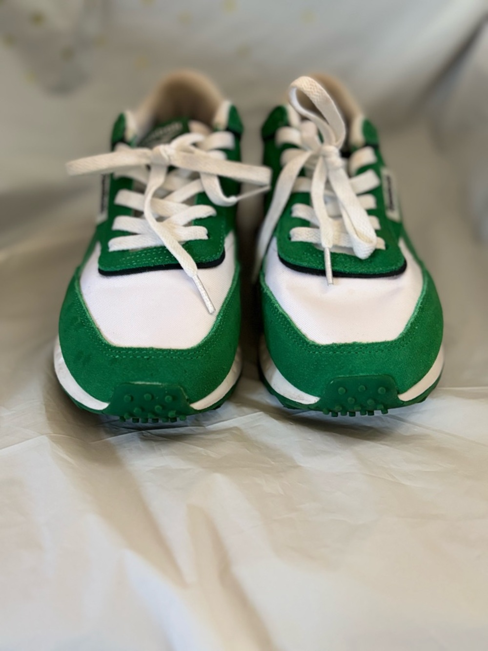 Reebok Green and White Classic Trainer Forte Sneaker - Picture 2 of 7